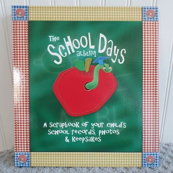 School Days Keepsake Memory Book Memories Pre-K-12 Records Binder Class Events‎ - Picture 1 of 12